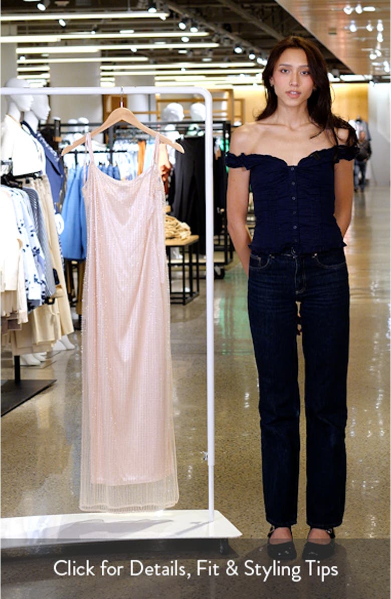 Helena Beaded Cocktail Dress, sales video thumbnail