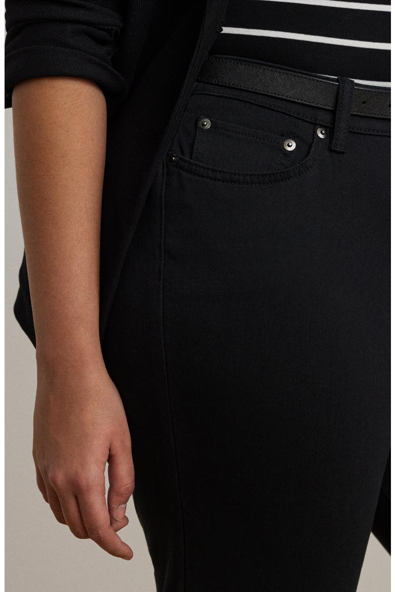 Straight Leg Jeans, Alternate, color, BLACK