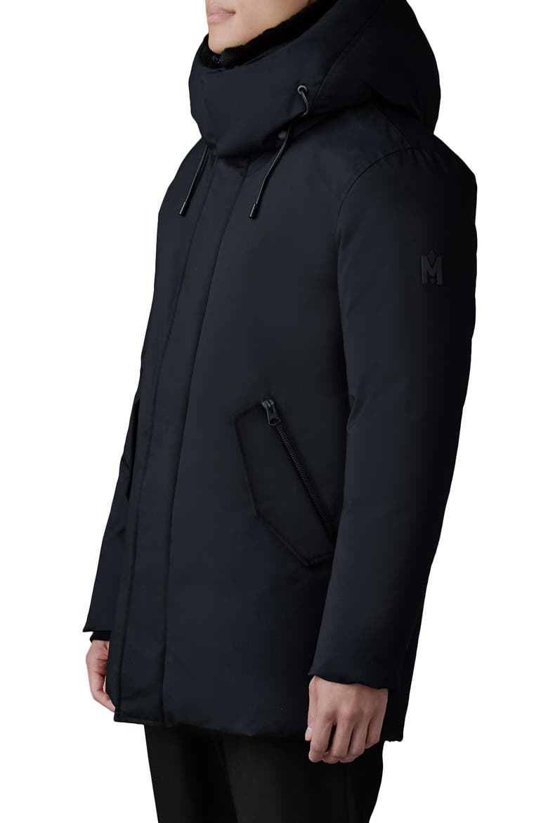 Sullivan Water Repellent 800 Fill Power Down Parka with Removable Bib, Alternate, color, BLACK