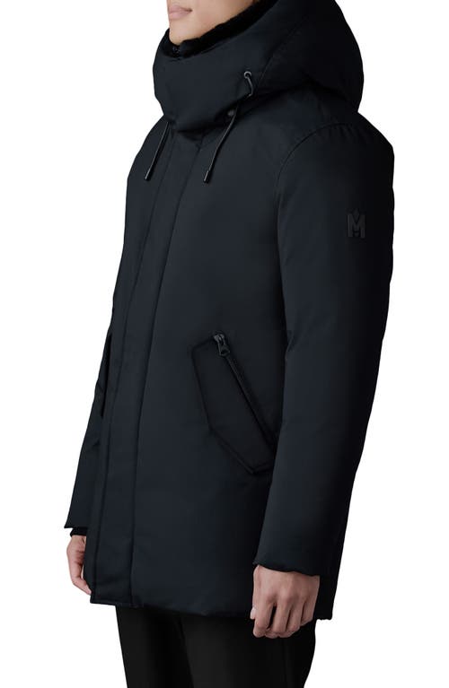 Mackage Sullivan Water Repellent 800 Fill Power Down Parka With Removable Bib In Black