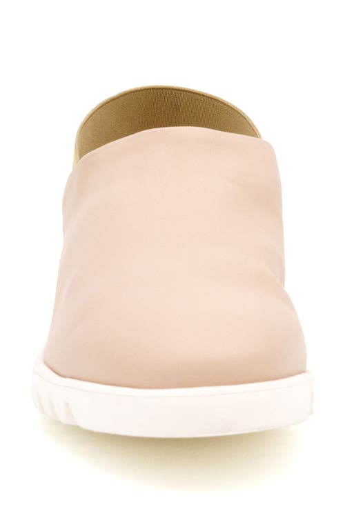 Amalfi By Rangoni Elettrona Slingback Flat In Beige Parm/gold Elastic