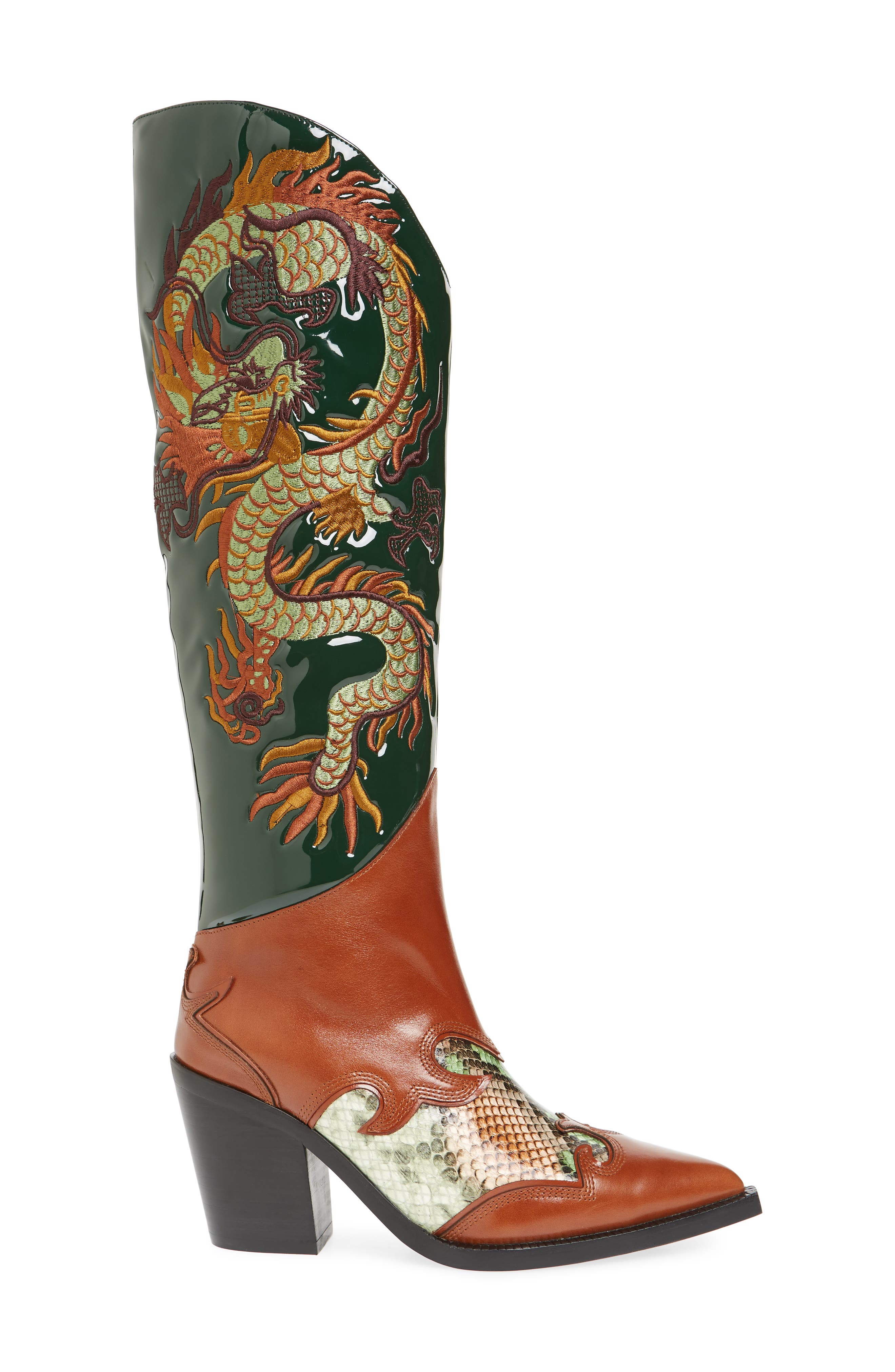 Jeffrey Campbell Perfect Pairs Gaea Western Boot, Alternate, color, 