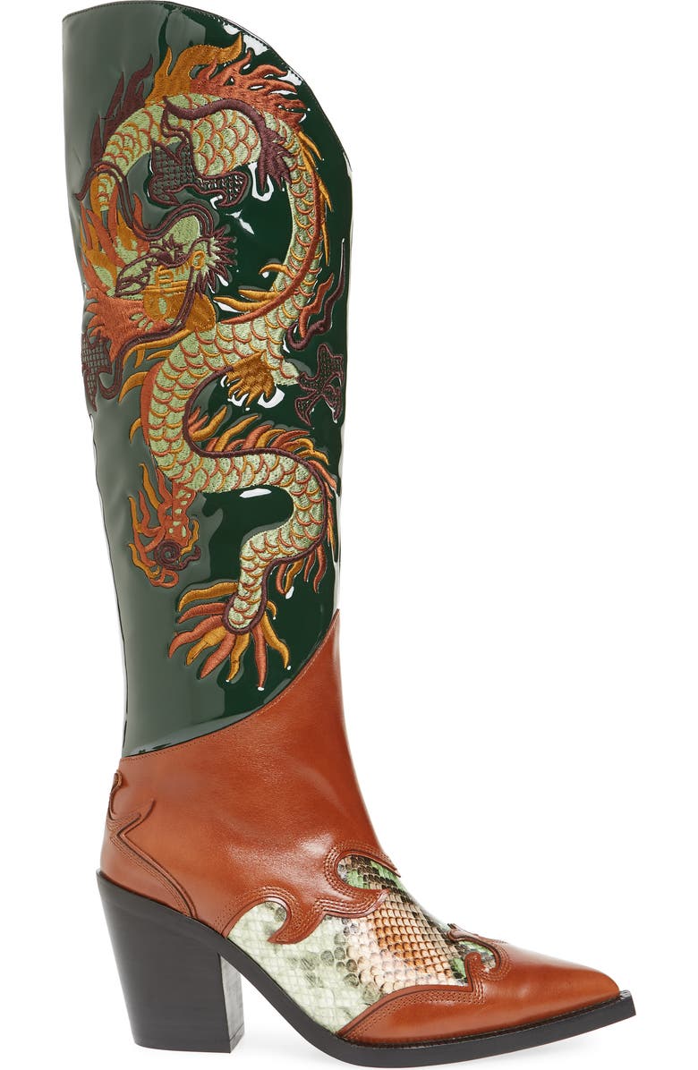 Jeffrey Campbell Perfect Pairs Gaea Western Boot, Alternate, color,