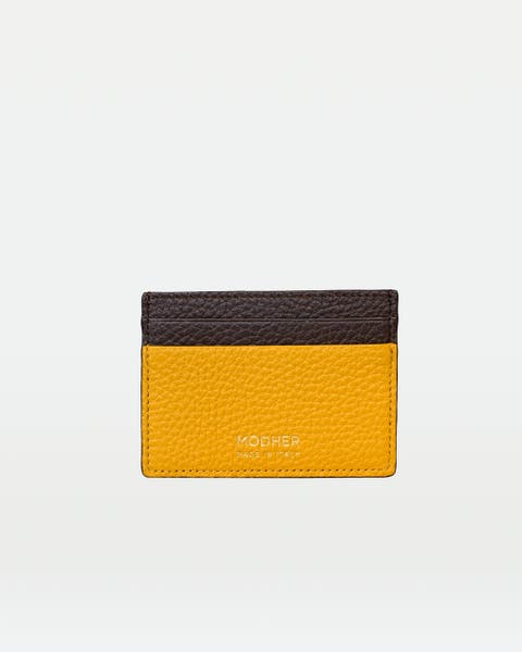 Credit Card Slip In Grained Leather