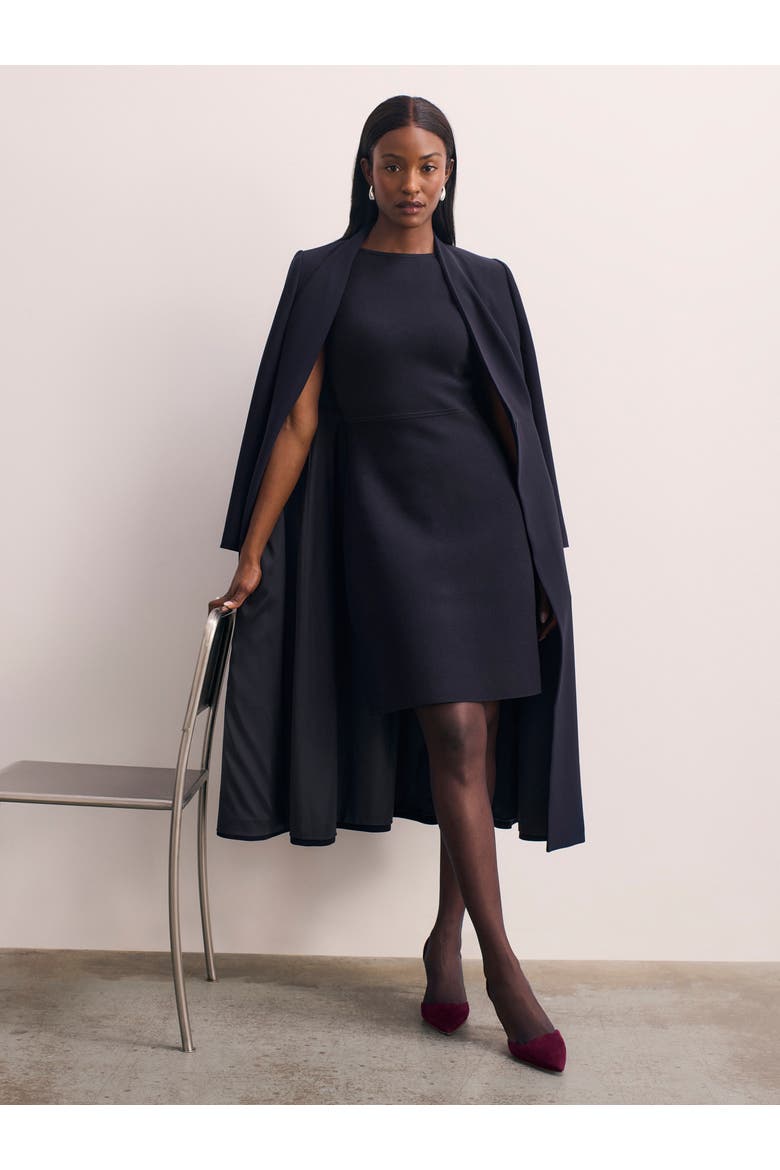 Parella Sculpt Knit Dress, Alternate, color, Navy