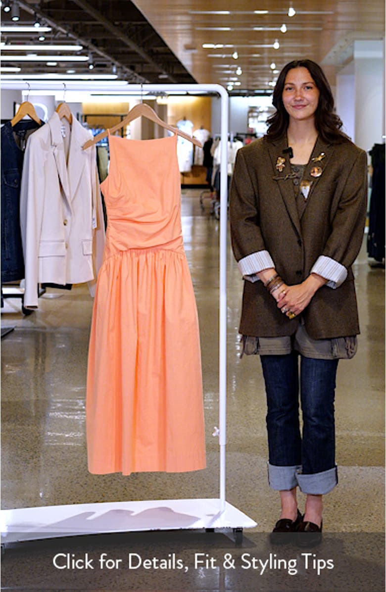 Talie Stretch Cotton Maxi Dress, sales video thumbnail