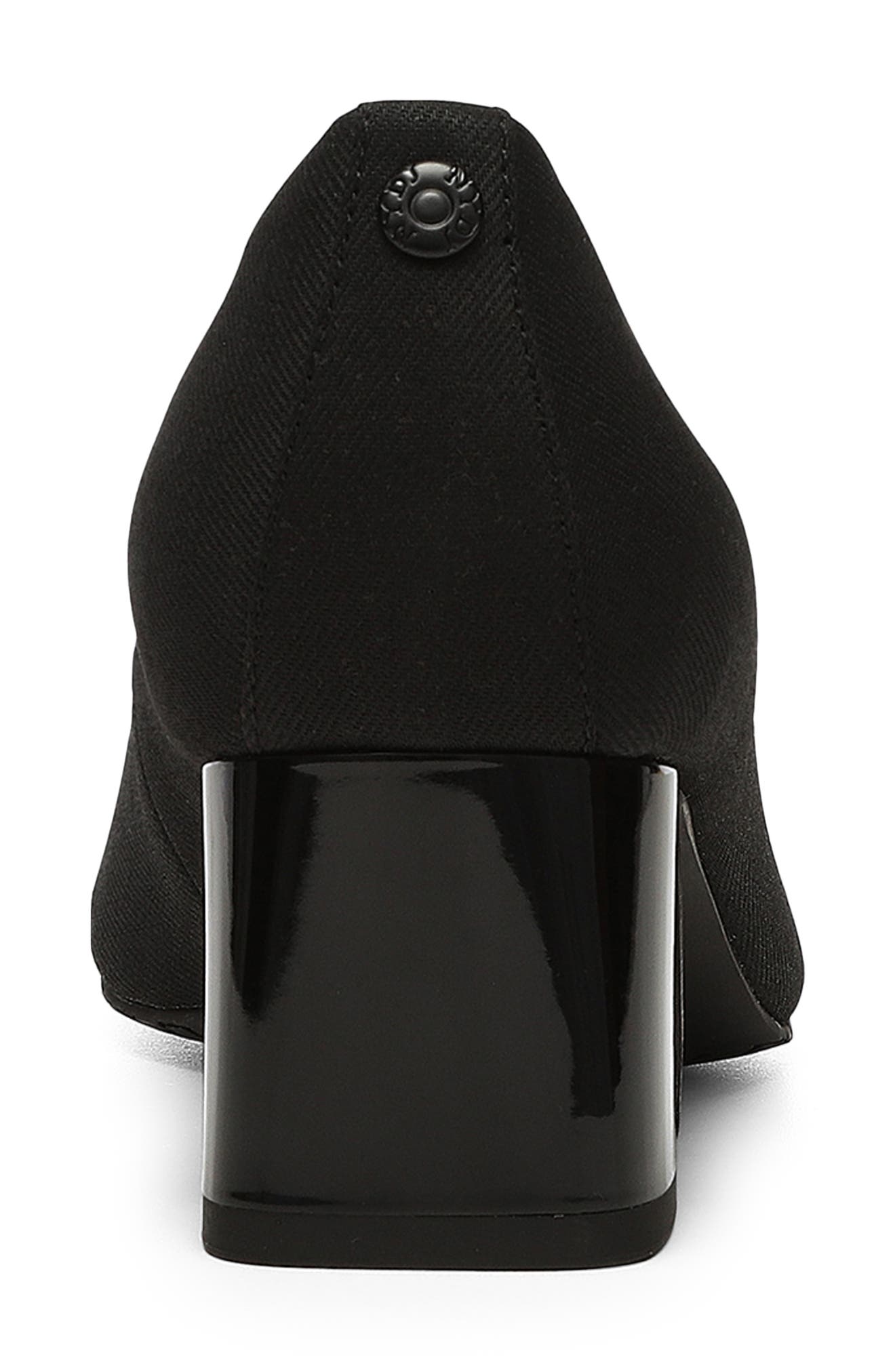 Fay Block Heel Pump, Alternate, color, BLACK