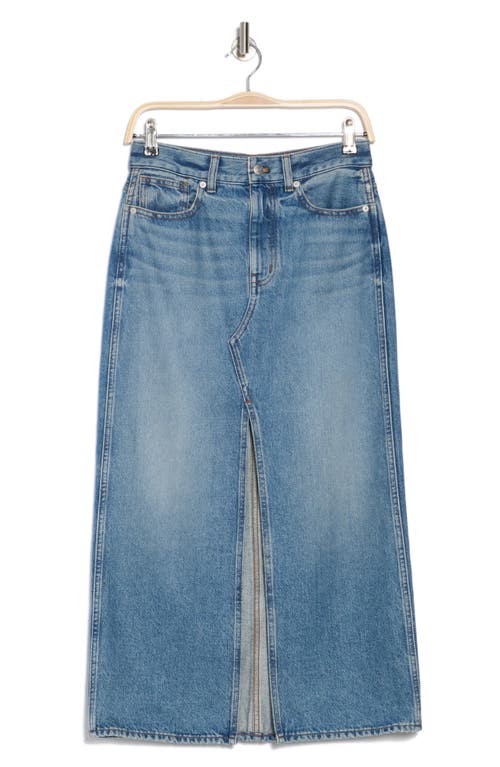 Madewell The Rilee Denim Midi Skirt