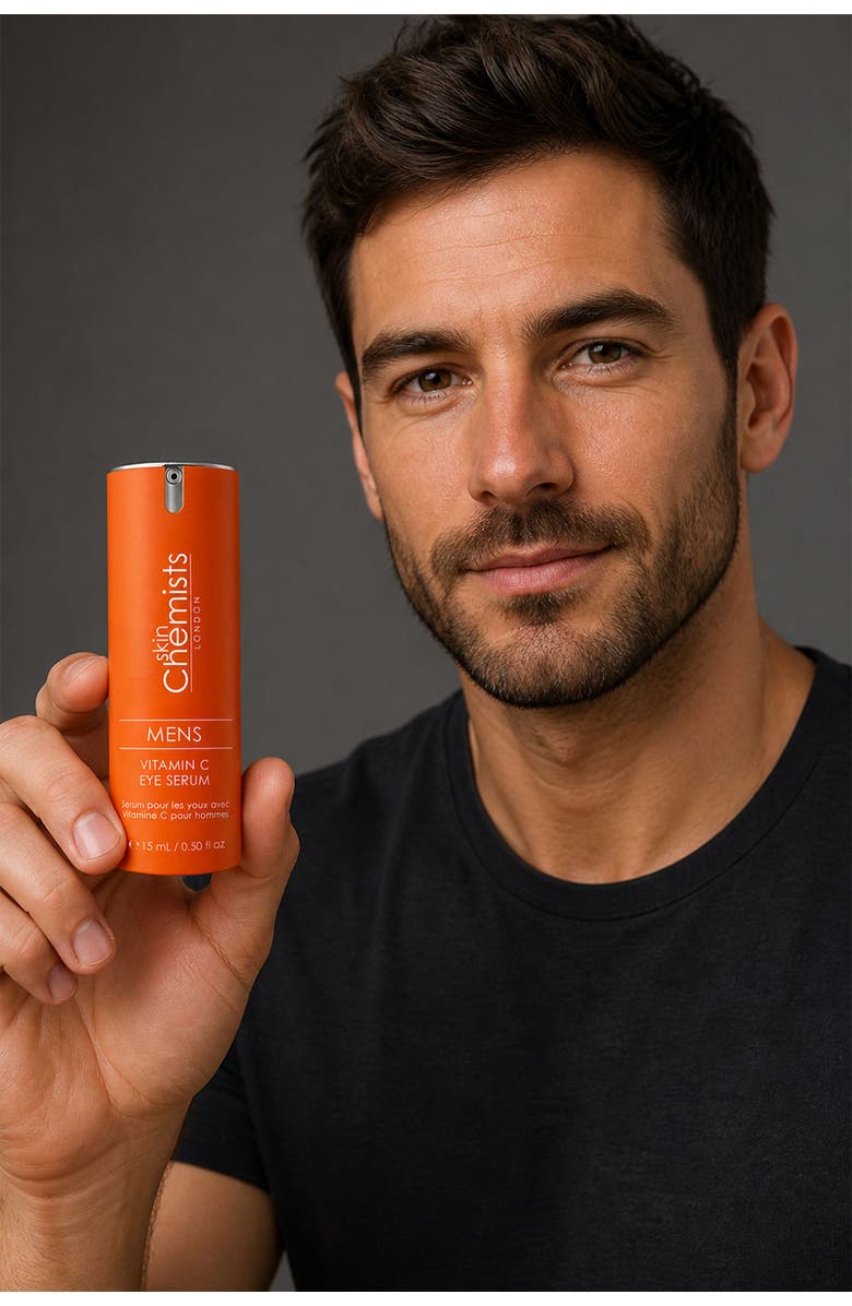 SKINCHEMISTS Men's Vitamin C Eye Serum 15ml, Alternate, color, White