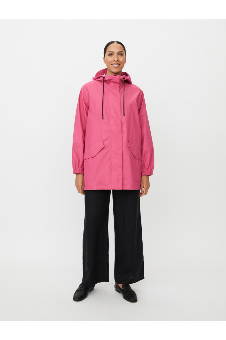 MaTunalle Rain Coat, Alternate, color, Carmine