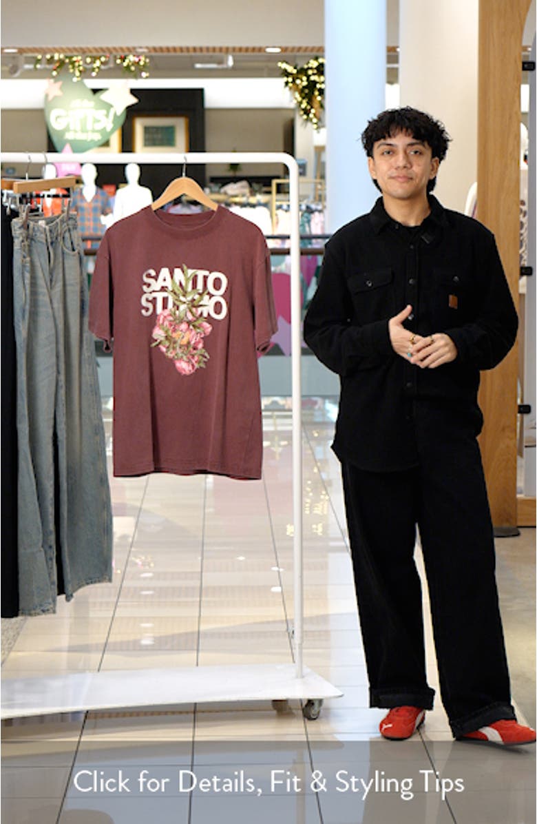 x Jeff Lawrence Flower Graphic T-Shirt, sales video thumbnail