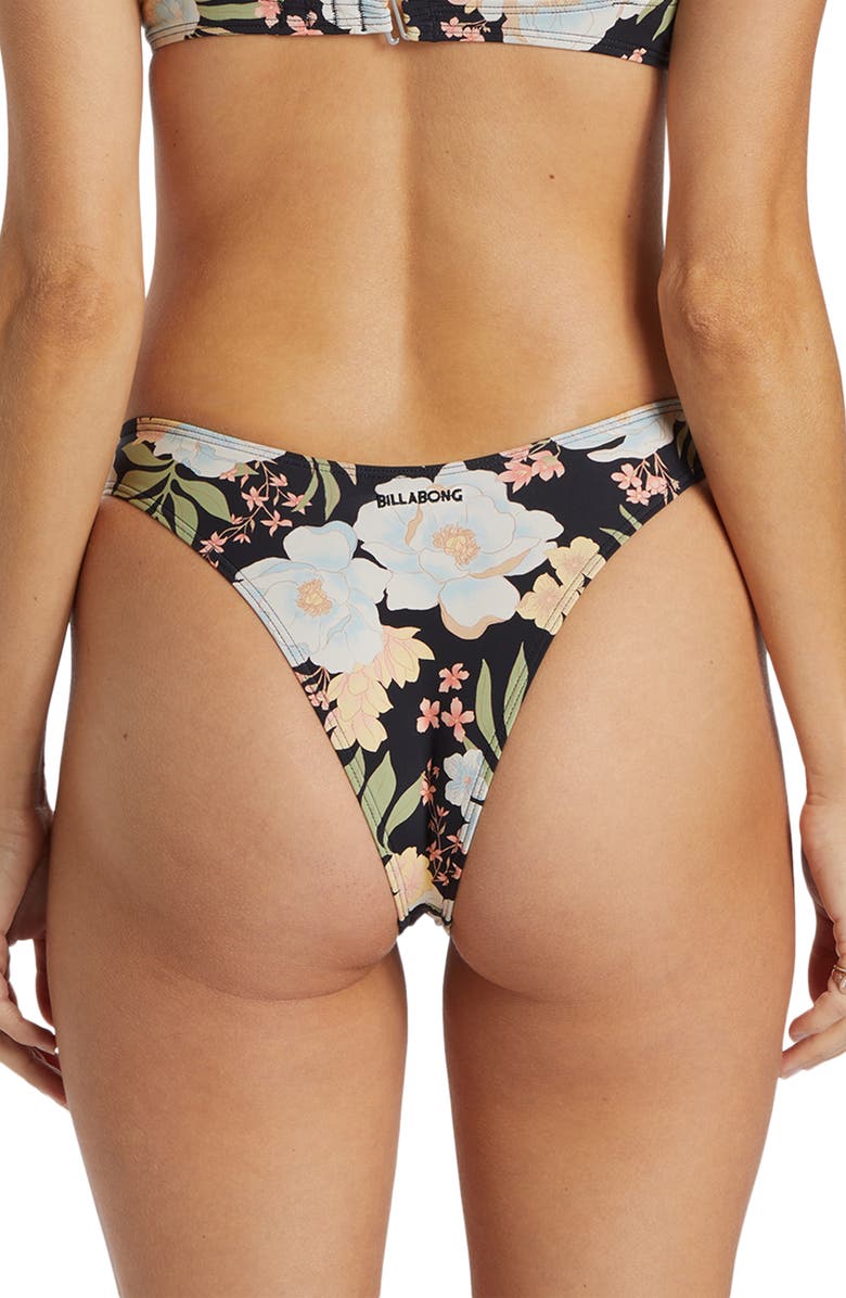 Billabong Cove Skimpy Hike Bikini Bottoms, Alternate, color, Black Pebble