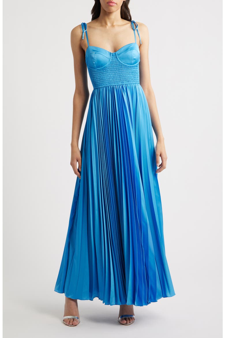 hutch pleated bustier maxi dress Hutch | Dresses | Hutch Brianna Bustier Pleated Tulle Maxi Dressnew Sealed In Bag