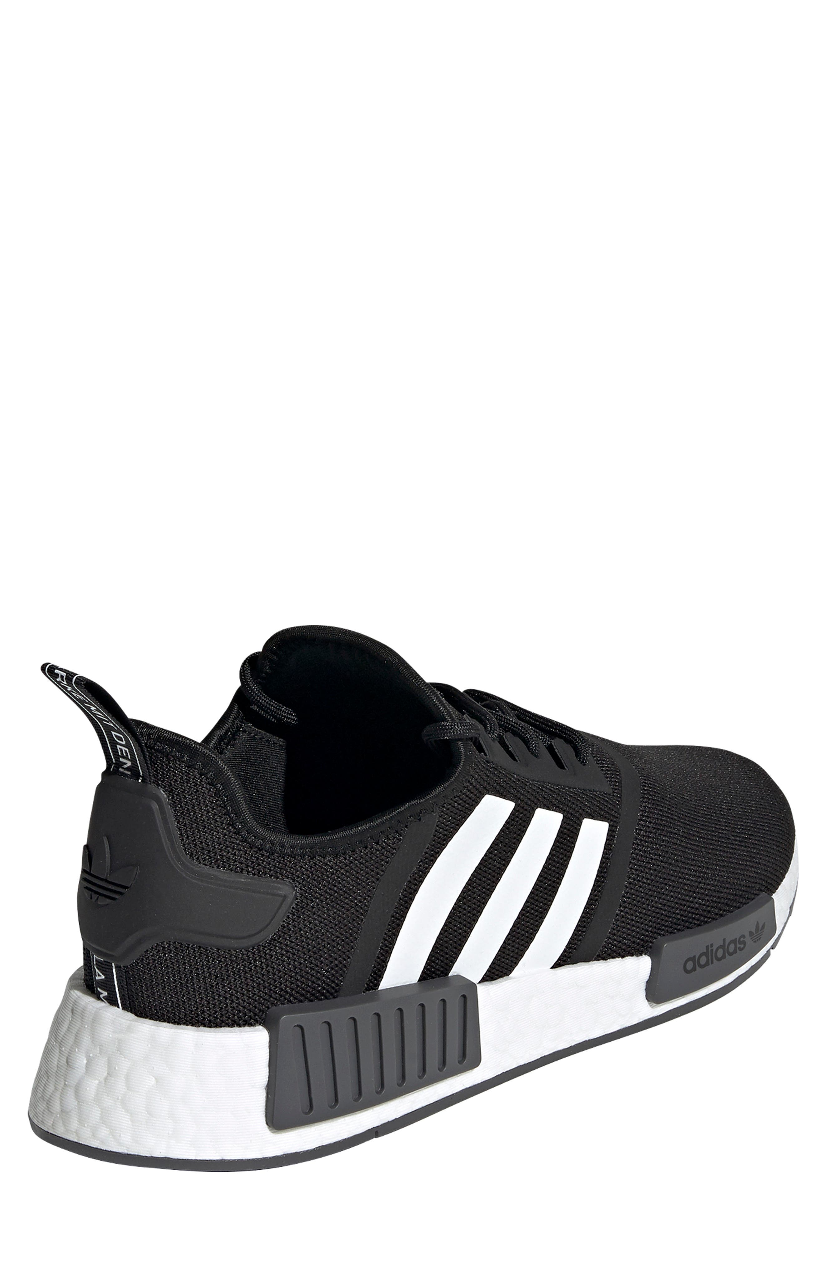adidas NMD R1 Primeblue Sneaker, Alternate, color, Core Black/ White/ Grey
