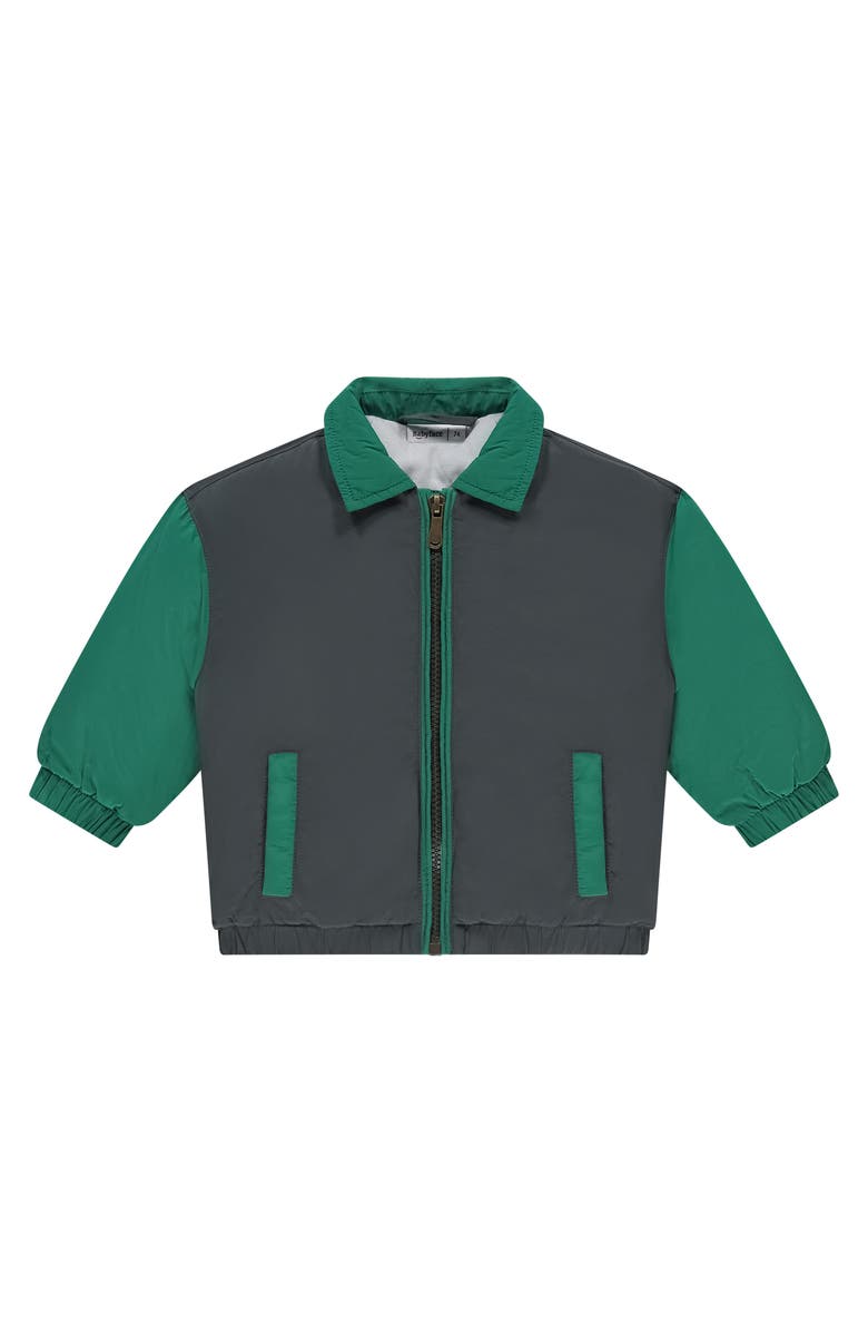 BABYFACE Color-Block Nylon Bomber Jacket, Main, color, Antra