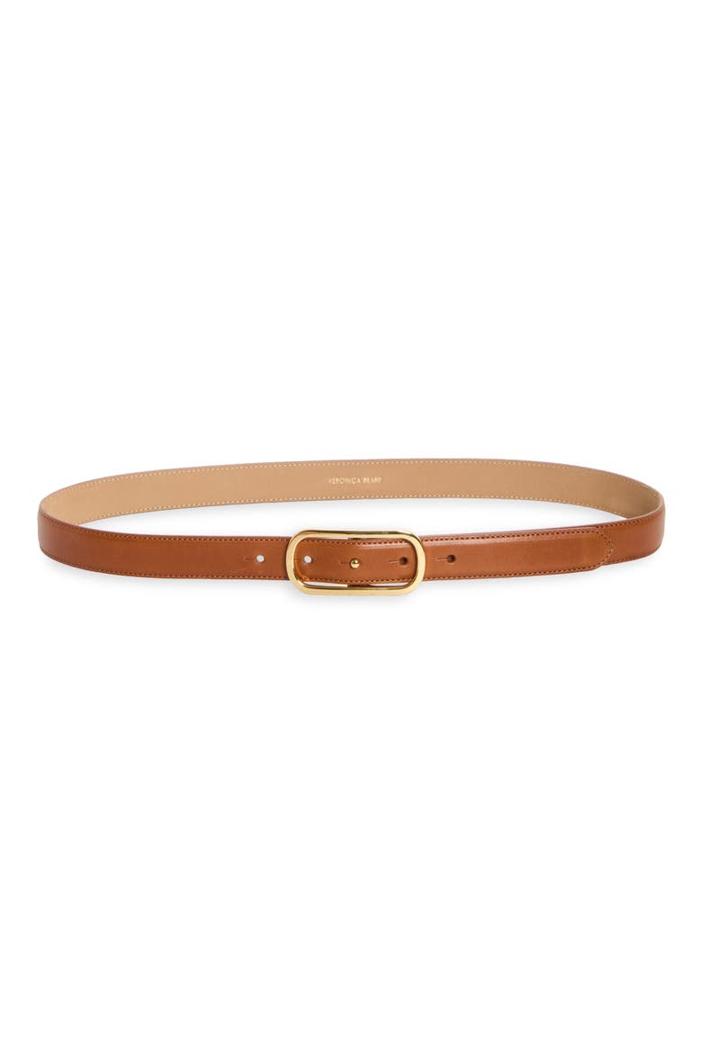 Loop Leather Belt, Main, color, HAZELWOOD