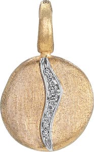 Marco Bicego Jaipur 18K Yellow Gold Small Diamond Accent Pendant