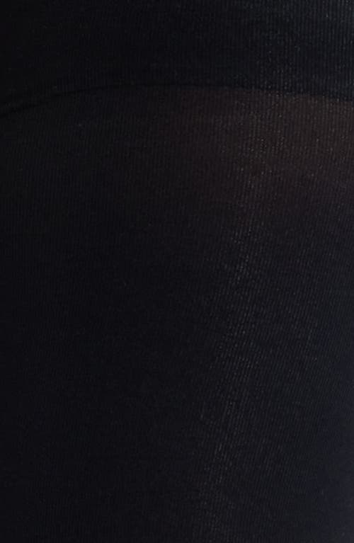Hue Qpaque Over The Knee Socks In Black
