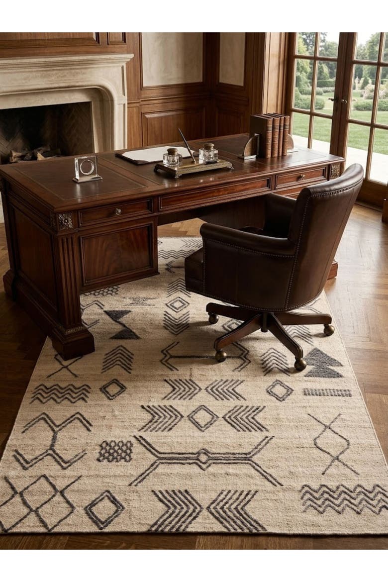 Lunar Wool Rug, Alternate, color, Beige