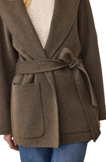 Colette Belted Wool Blend Jacket