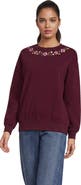 Lands' End Serious Sweats Relaxed Long Sleeve Crew Neck Sweatshirt - Set Top