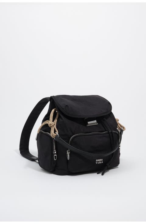 Nylon Pocket Backpack