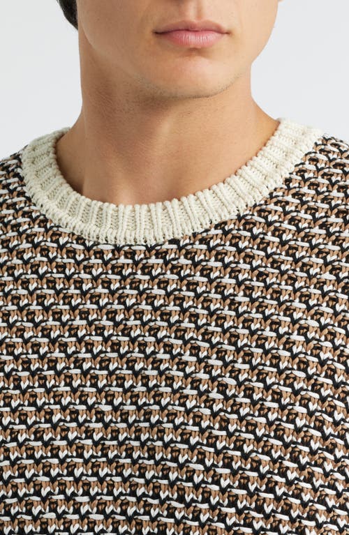 Hugo Boss Boss Imauro Cotton Sweater In Brown