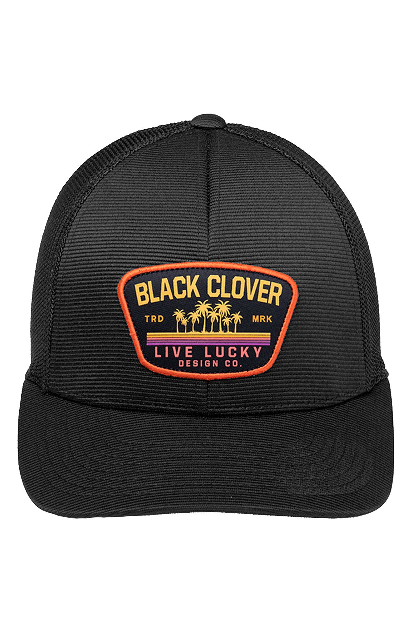 Black Clover Sunset Patch Mesh Baseball Cap (Men) | Nordstromrack