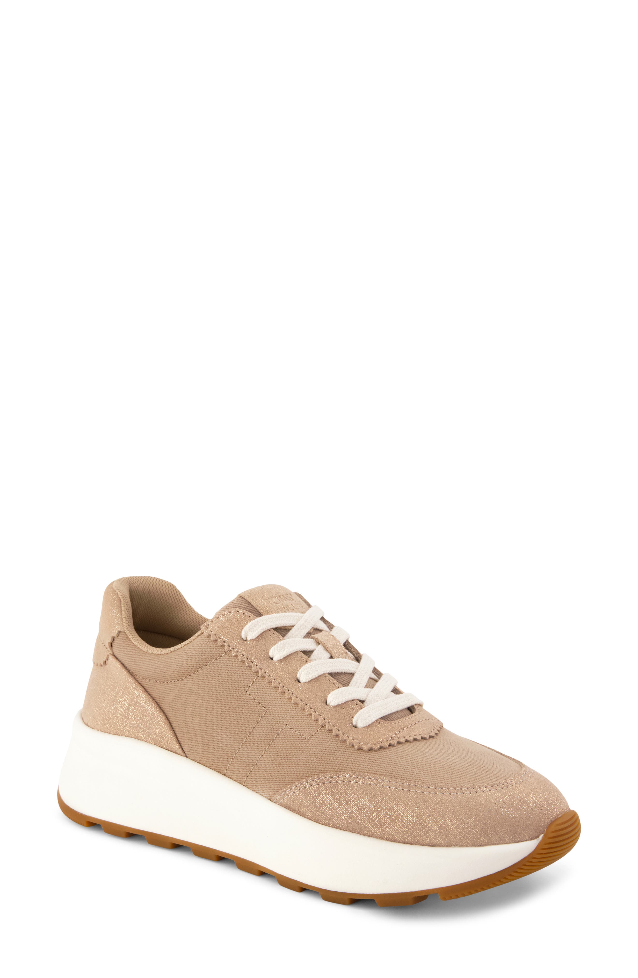 TRVL LITE Retro Sneaker, Main, color, MEDIUM BEIGE
