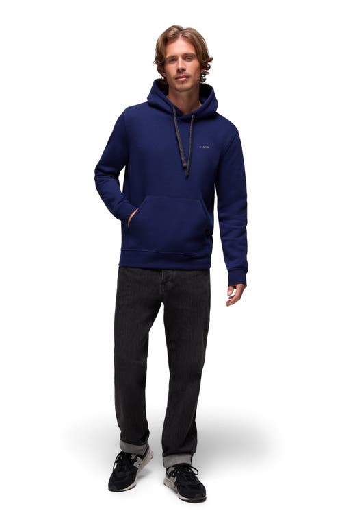 Prana Fleece Hoodie In Blue