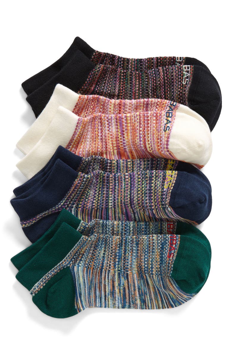 Bombas Assorted 4-Pack Space Dye Ankle Socks, Main, color, 