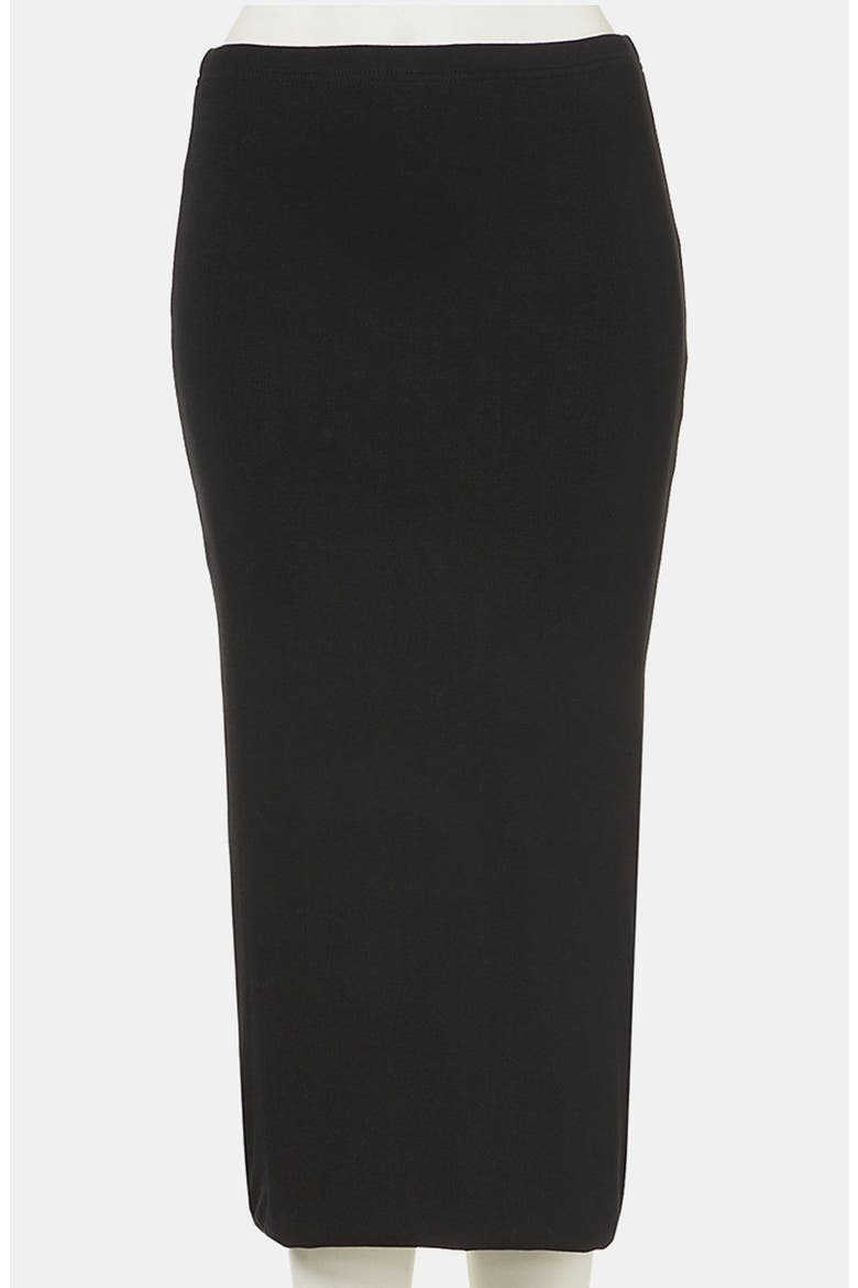 Midi Tube Skirt, Alternate, color, BLACK