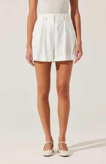 ASTR the Label Ollie Linen Blend Shorts