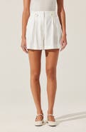 ASTR the Label Ollie Linen Blend Shorts