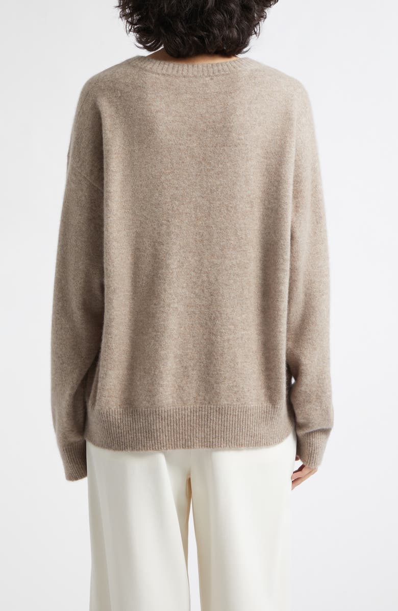 Johnstons of Elgin Jessie Cashmere Crewneck Sweater, Alternate, color, Heathcot Colourway