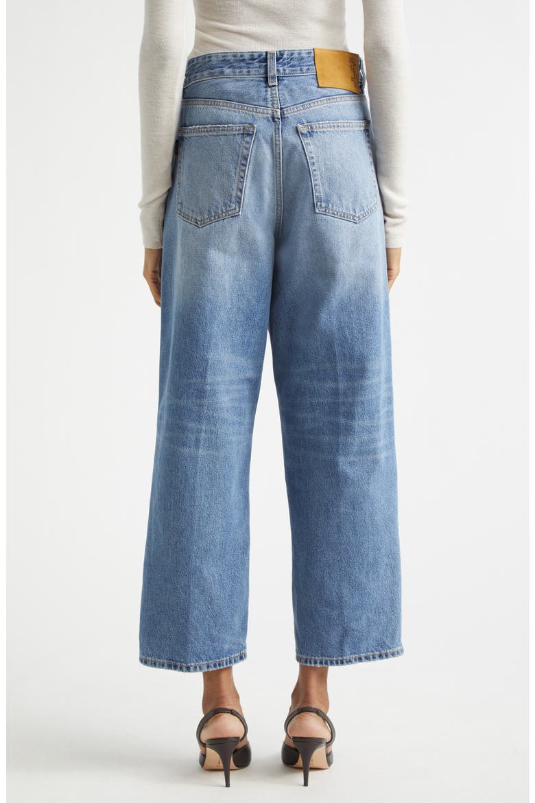 Relaxed Fit High Waist Jeans, Alternate, color, NORDIC BLUE