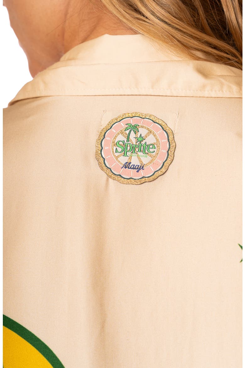 Octavia Crop Cover-Up Shirt, Alternate, color, OPEN BEIGE