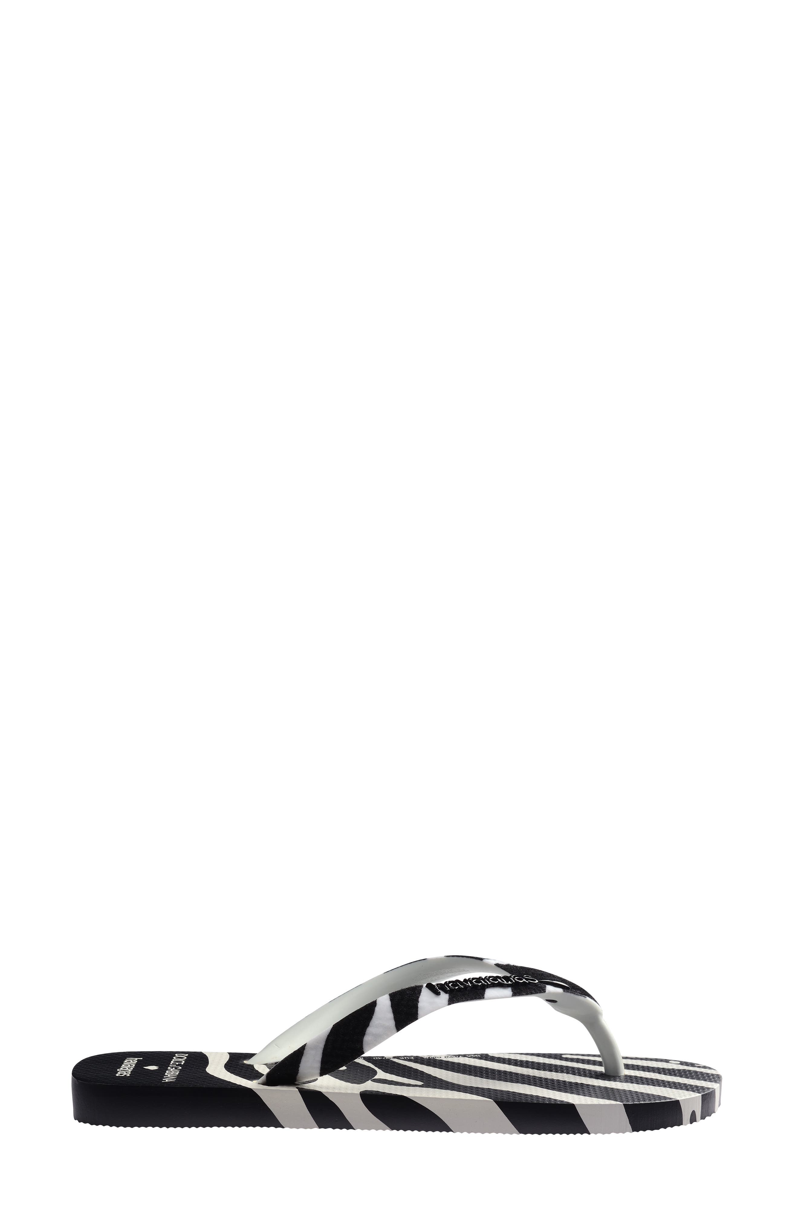 Havaianas x Dolce & Gabbana Flip Flop, Alternate, color, 
