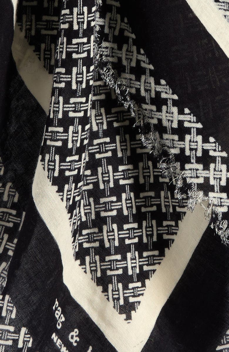 rag & bone Mira Print Scarf, Alternate, color,