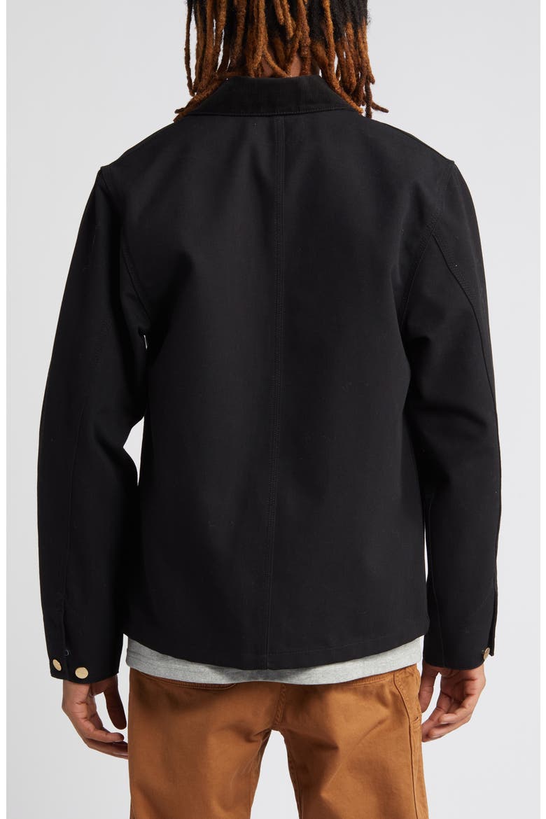Michigan Canvas Coat, Alternate, color, BLACK / BLACK RIGID