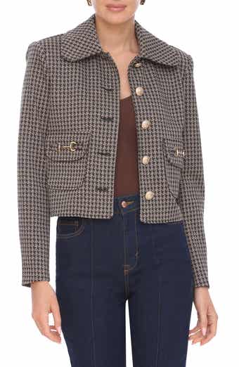 Plaid Cropped Jacket