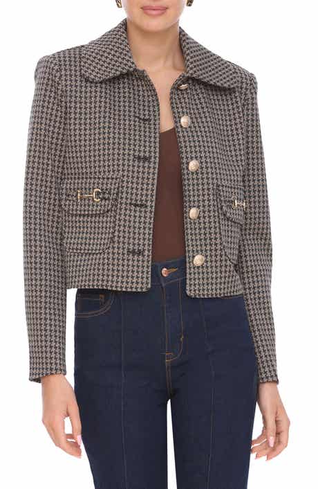 Plaid Cropped Jacket
