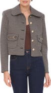 Bagatelle Plaid Cropped Jacket