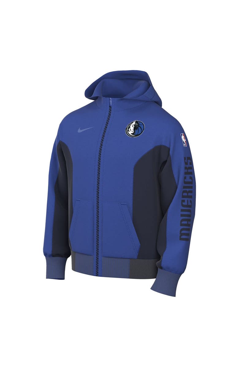 Nike Men's Nike Blue Dallas Mavericks 2023/24 Authentic Showtime Full-Zip Hoodie, Alternate, color, Blue