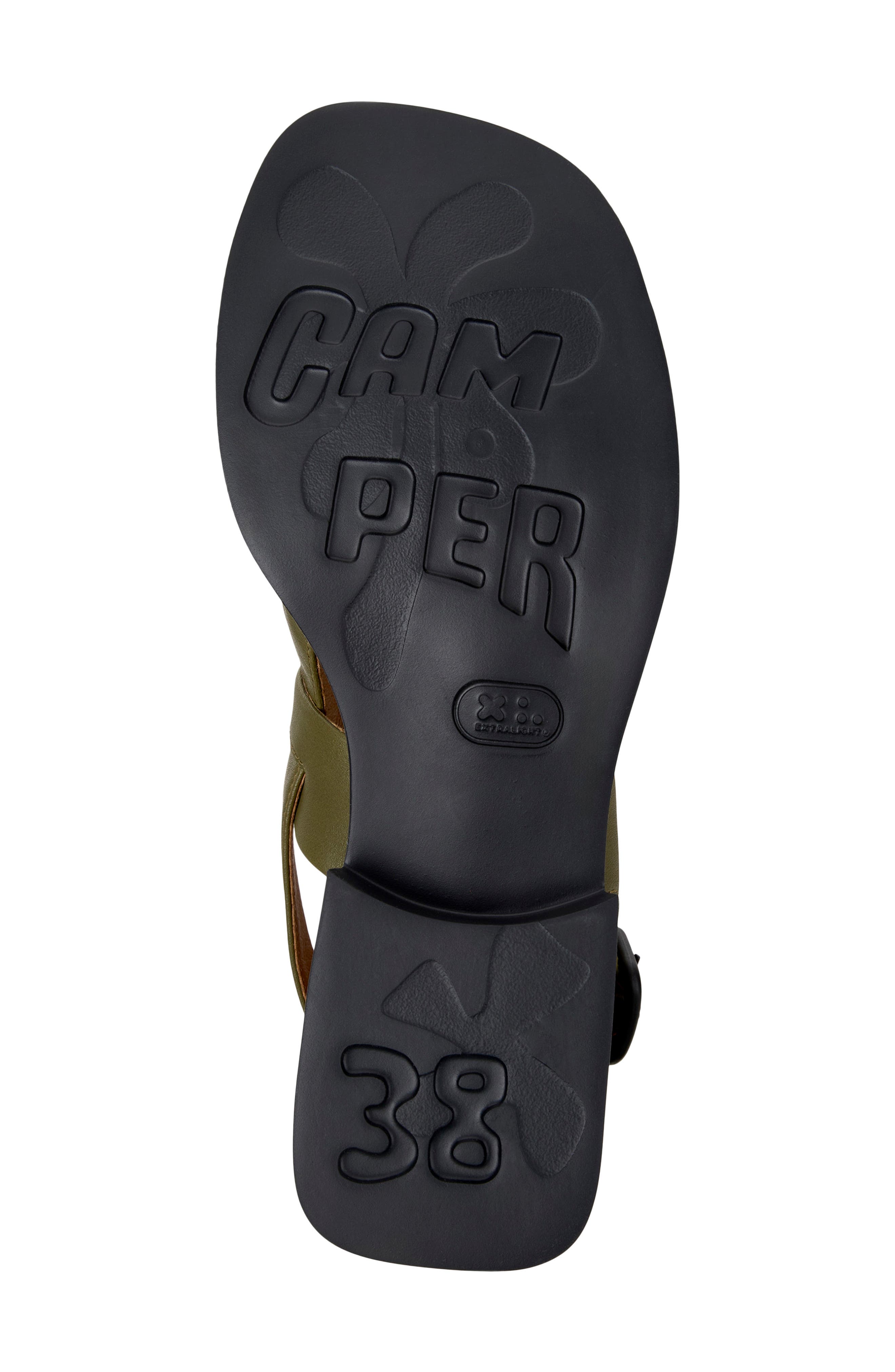 Camper Dana 2-Strap Sandal, Alternate, color, 