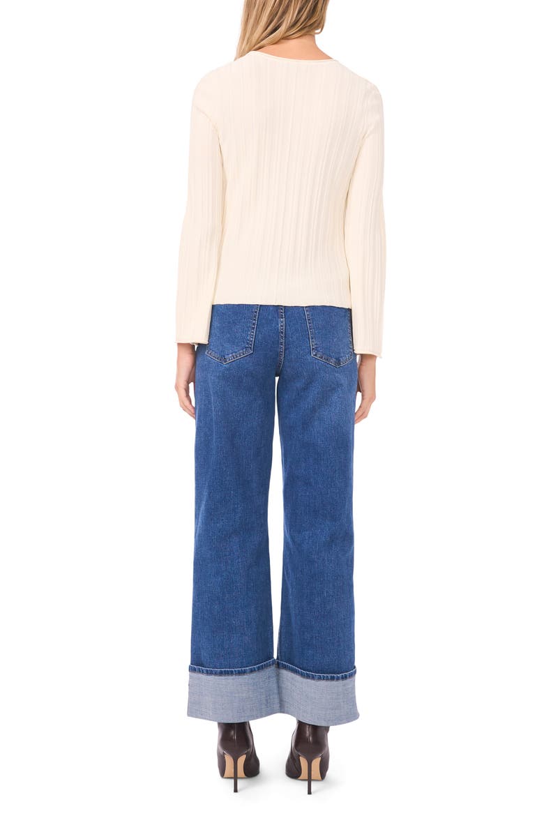 Rib Sweater, Alternate, color, EGGNOG