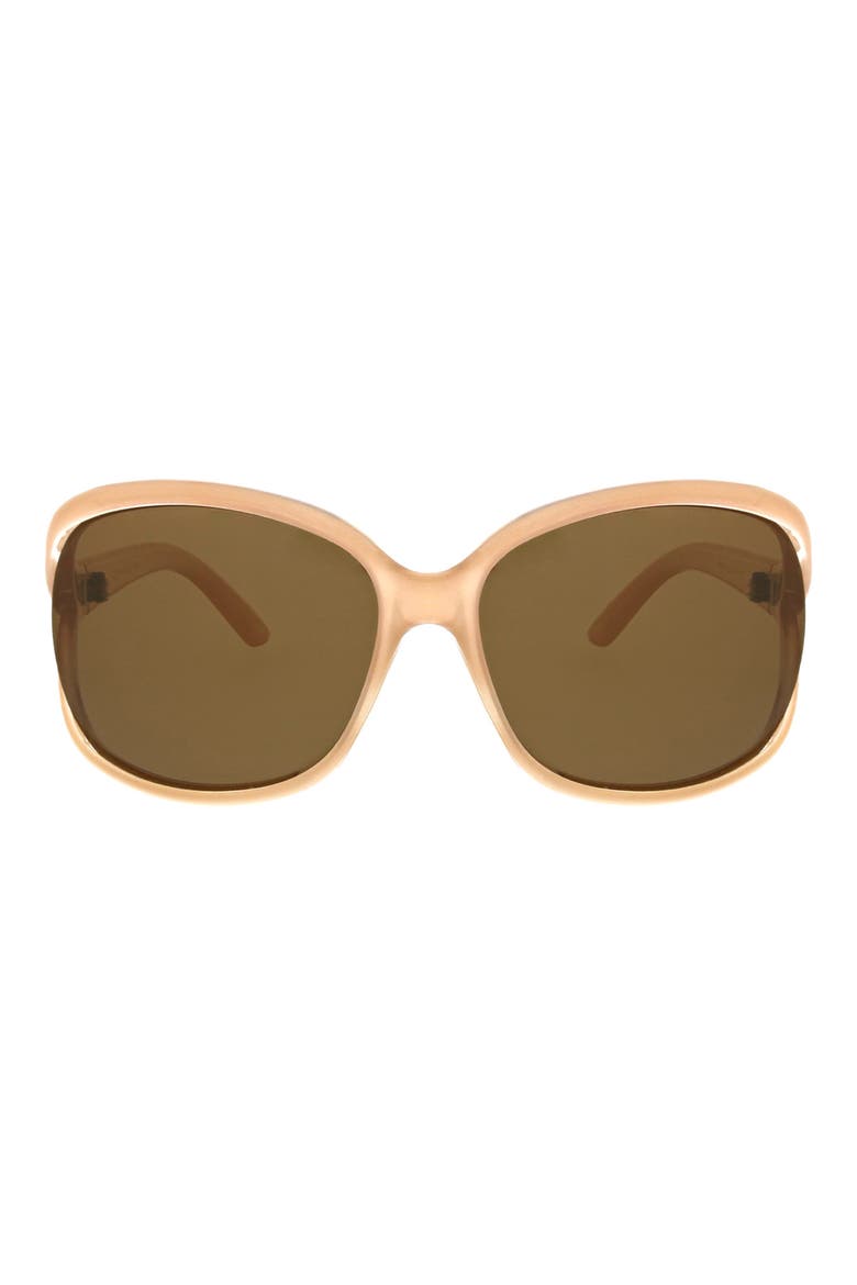 62mm Vented Polarized Sunglasses, Main, color, BLUSH