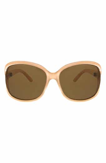 Oscar de la Renta 62mm Vented Polarized Sunglasses