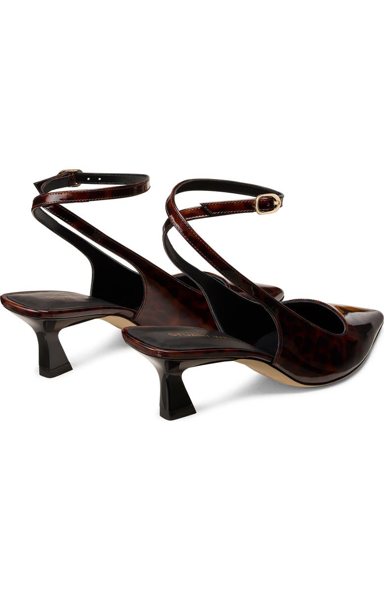 Stuart Weitzman Vinnie 50 Slingback Pump, Alternate, color, Dark Brown