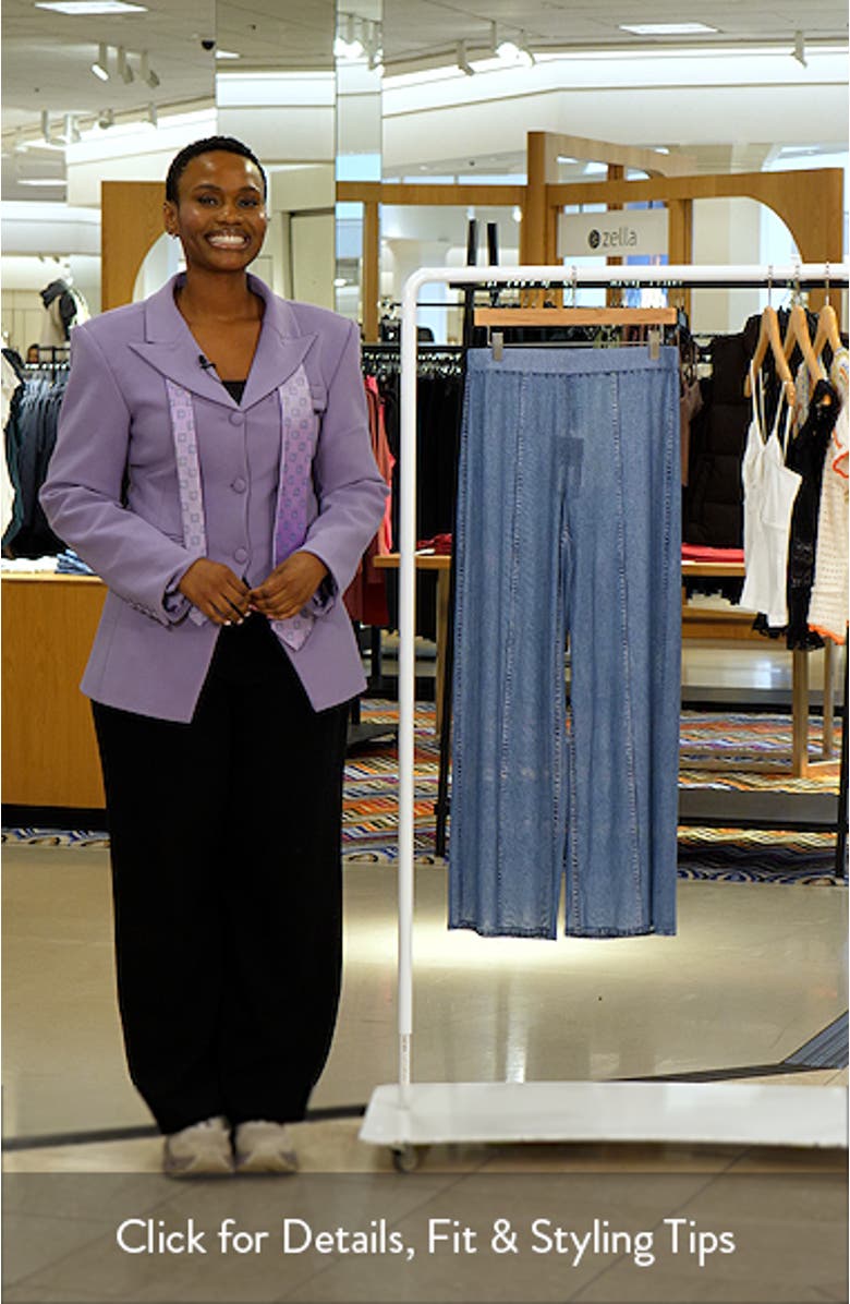 rb Miramar Mesh Wide Leg Cover-Up Pants, sales video thumbnail